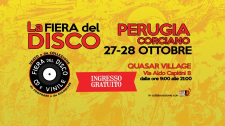 La Fiera del Disco di Perugia - 27 e 28 ottobre 2018
