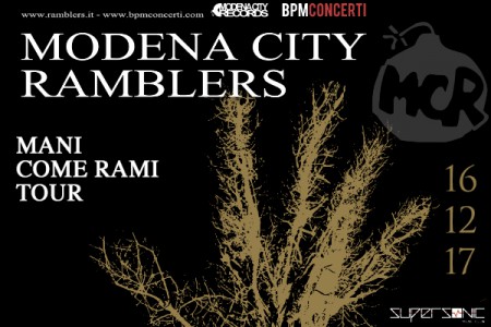Modena City Ramblers - live il 16 dicembre al Supersonic Music Club di Foligno (Perugia).
