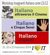 I Love It School presents "Ideas for the Italian" workshop for teachers of Italian LS/L2